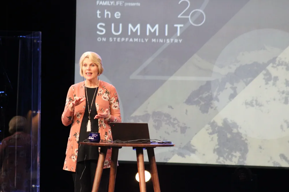 Gayla Grace presenting to an audience
